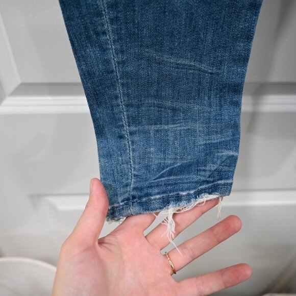 Mother Size 26 The Looker in Graffiti Girl Destroyed Skinny Jean - Picture 9 of 14